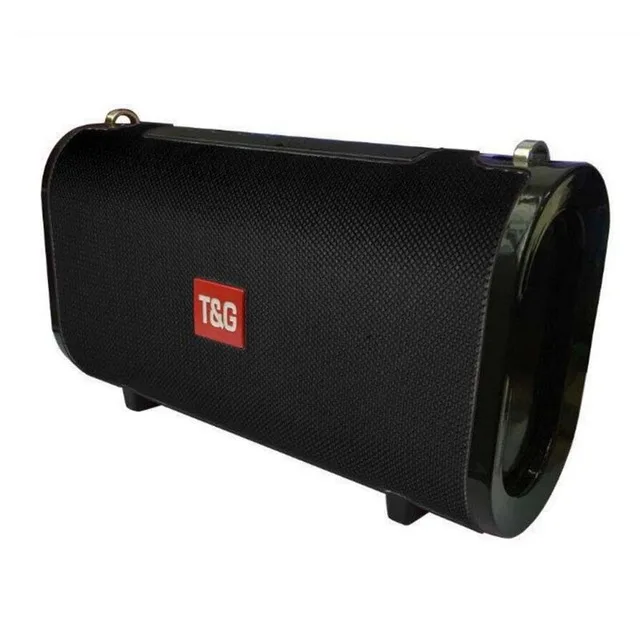 TG123 Waterproof Wireless Bluetooth 4.2 Speaker Super Bass Subwoofer Outdoor Sound Box FM Portable Stereo Speaker+ 16G TF Card - Цвет: biack