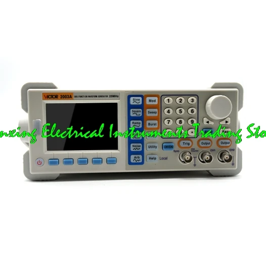 

Двухканальный генератор сигналов VICTOR VC2003A/VC2004A/VC2006A/генератор произвольных волн 25 МГц, 40 МГц, 60 МГц