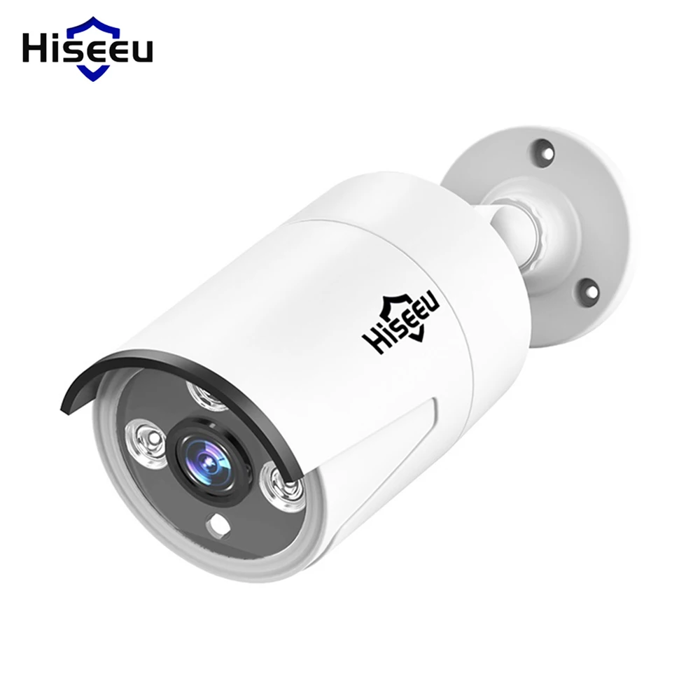 Hiseeu HB612 POE IP камера 3,6 сеть внешние камеры IP Обнаружение движения ночного видения инфракрасная Запись видео Домашняя безопасность