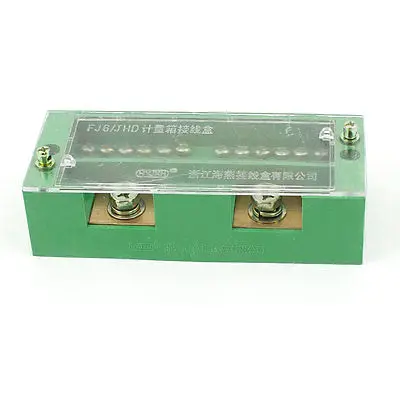

660V 30A 2 In 12 Out Power Neutral Distribution Block Terminal Junction Box