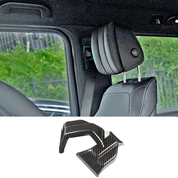 

for Mercedes Benz G Class W463 2019-2020 Carbon Fiber Front Safety Seat Belt Buckle Cover Trim Stickers Accessories