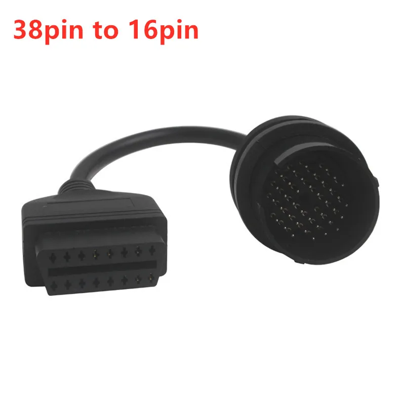

Best Price Full 38pin to 16pin OBD2 Connector for MB 38 Pin OBD2 16 Pin Female Adapter For Benz Series Free Ship