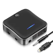 Волоконный 5,0 аудио адаптер Csr8675 прием передачи Aptx два в одном Hd декодирование Aux долгий рабочий час