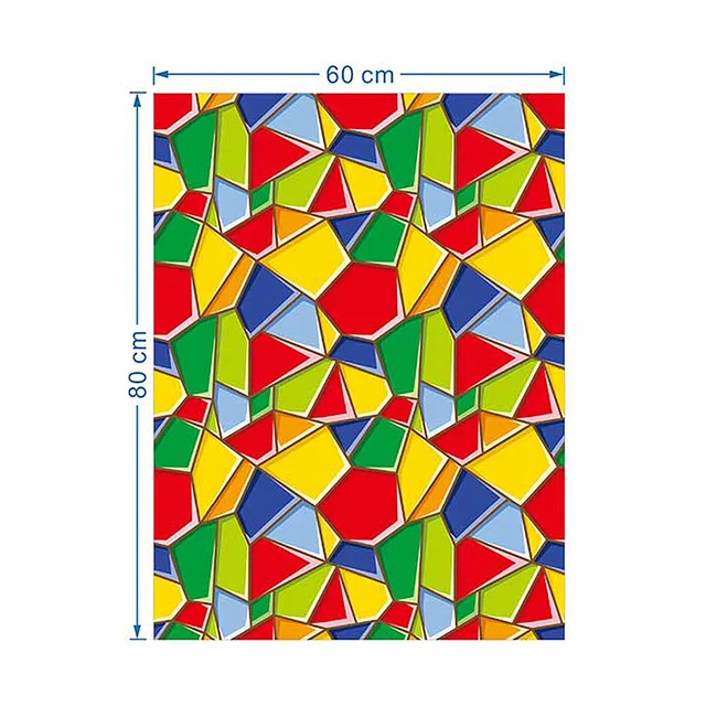 Retro Style Church Painting Art Static Cling Frosted Stained Glass Film Room Bathroom Privacy Window Stickers 7