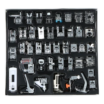 

42pcs Sewing knitting crochet Domestic Sewing Machine Presser Foot Set Hem Foot Spare Accessories for Brother Singer Feiyue