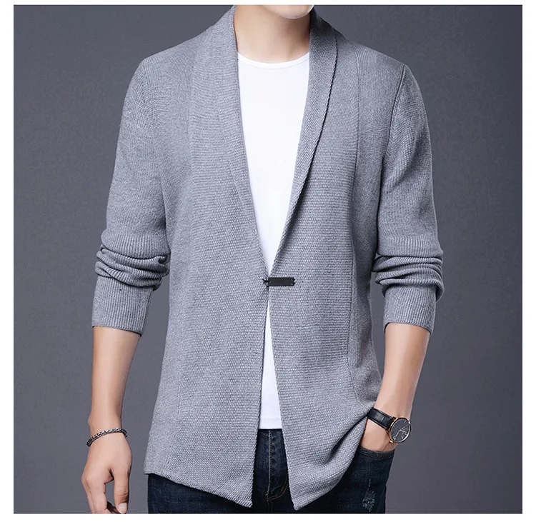 Top Quality New Streetwear Brand Fashion Woolen Slim Knit Cardigan Men Japanese Sweater Casual Coats Jacket Mens Clothes 2023_voghion.com