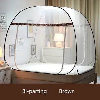 

Bi-parting Dome Mosquito Net For Home Camp Insect Mosquito Prevent Net For Kids Adults Single Double Bed Moustiquaire Bed Mesh