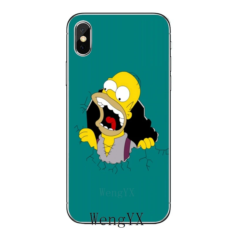 For Samsung Galaxy S10 Lite S9 S8 S7 S6 edge Plus S5 S4 Note 9 8 5 4 mini Bart Simpson cartoon Accessories phone case - Цвет: Preto-A-03