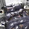 Fashion Christmas Bedding Set Sheet Duvet Cover Pillowcase 3/4pcs Combination Green Tree Flower Pink Heart Bed Cover Bed Linen ► Photo 2/6