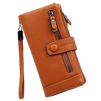 

Women PU Leather Wallet Female Zipper children's Coin Purse Long Wallets Bag Card Package Multi-card Holder Coin Bag Handbag #Y2