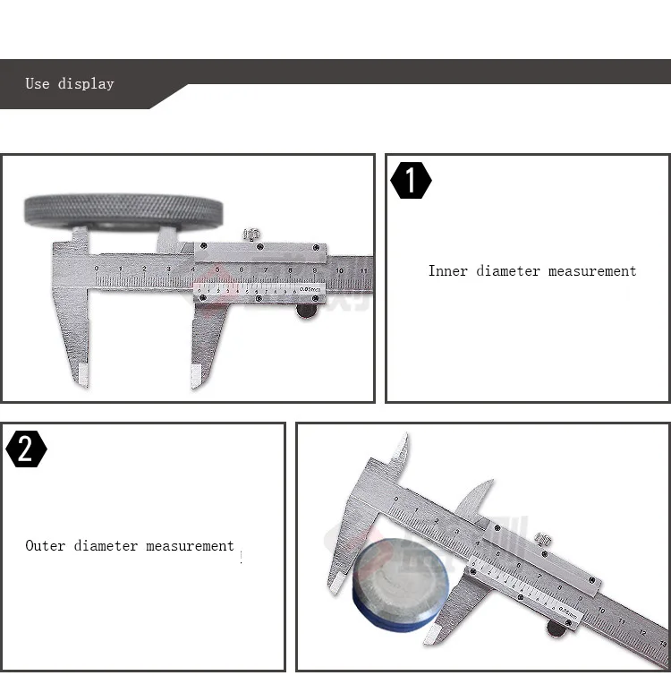 Калибр штангенциркуль Vernier из нержавеющей стали измерение 0-150 мм Микрометр измерительный инструмент