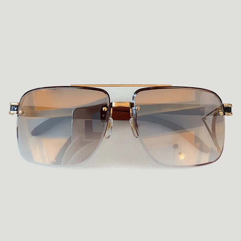 No 4 High Quality Sunglasses Men Brand Designer Classic Sun Glasses Male Lunette Soleil Femme - Цвет линз: No 4