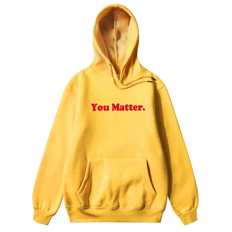 grey you matter pullover hoodie