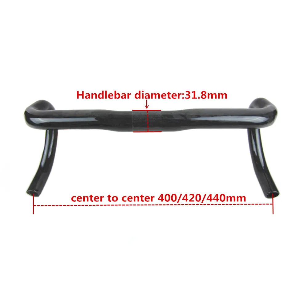 Руль велосипедный RXL SL черный руль из углеродного волокна UD глянцевый/матовый 31 8