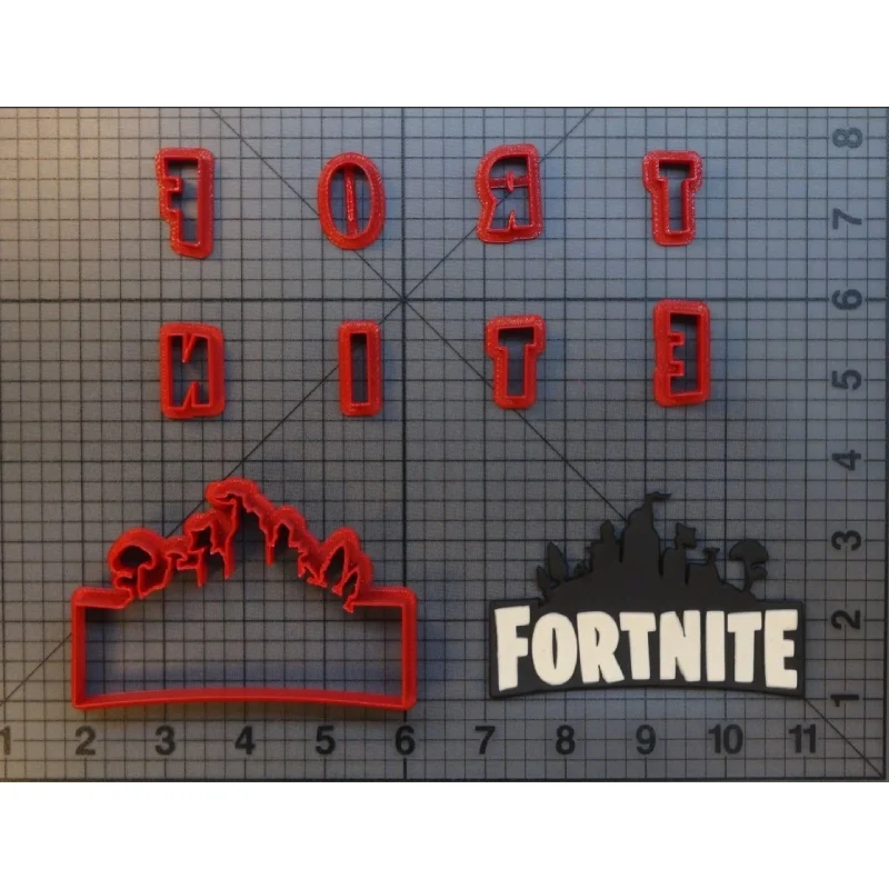 Vedio игра impulse V bucks Металл Battle pass charater 3D-печать помадка печенья набор кекс Топ украшения инструменты