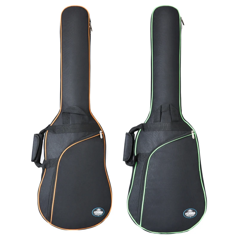 FISHMAN гитары Ткань Оксфорд электрогитара Gig Bag 8 мм хлопок утолщение водонепроницаемый рюкзак с двойными ремешками