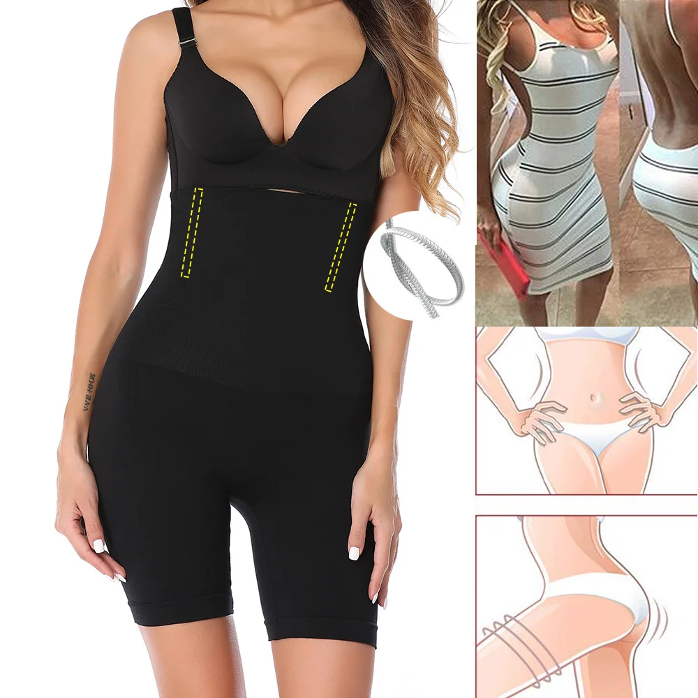 

Women's Thigh Slimming Shapewear Butt Lifter Body Shaper High Waist Legging Tummy Control Panty Waist Trainer Seamless Enhancer