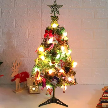 

60cm Desktop Small PVC Christmas Tree Package Luminous Lantern Mini Christmas Tree Encryption Set a1004 M