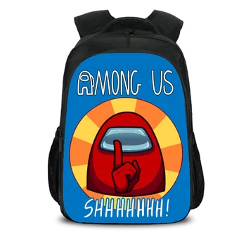 

Children Game Among Us Backpack Kids Cute Cartoon Primary Schoolbag Toddler Bookbag Anime Knapsack Preschool Mochilas Gift