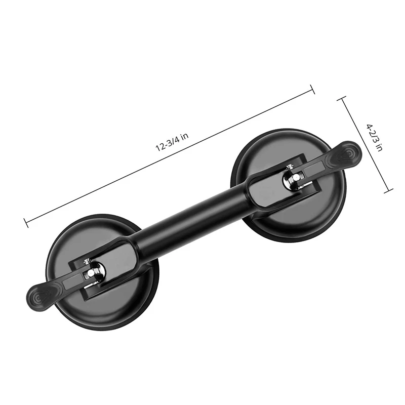 Присоска для стекла Прочный алюминиевый корпус ручка стеклянный кронштейн-крючок подъема Большое стекло/пол на Распорке/движущиеся