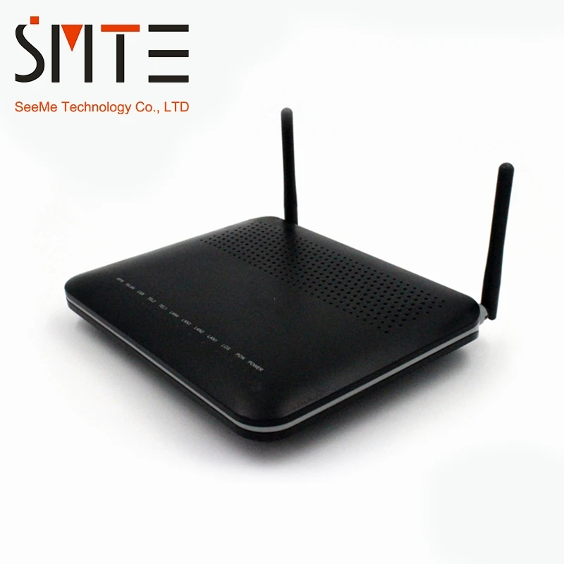 Вторая рука 65% Новый HW HG8245 ONU GPON Echolife 4GE 2POTS 1USB Поддержка wifi английская