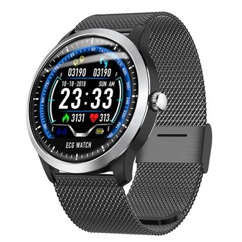 

Detachable Strap Fitness Tracker Heart Rate Monitor ECG Smart Watch Bluetooth Pedometer Distance Calculation Sleep Detection LCD