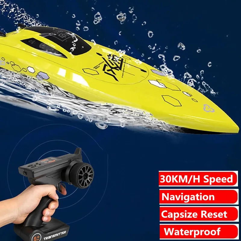 Amiqi Udi008 Speed Boat Toy By Remote Control 2.4G 25 Km/H Remote Control Boat For Kids Vs Tkkj Jjrc Rc Boat Toy