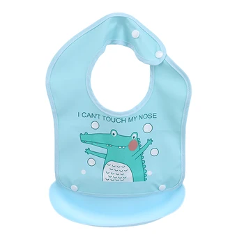 

Baby Bibs Girls Boys Silicone Print Bibs&Burp Cloths Baby Clothing Product Towel Bandanas Burp Kids Clothing