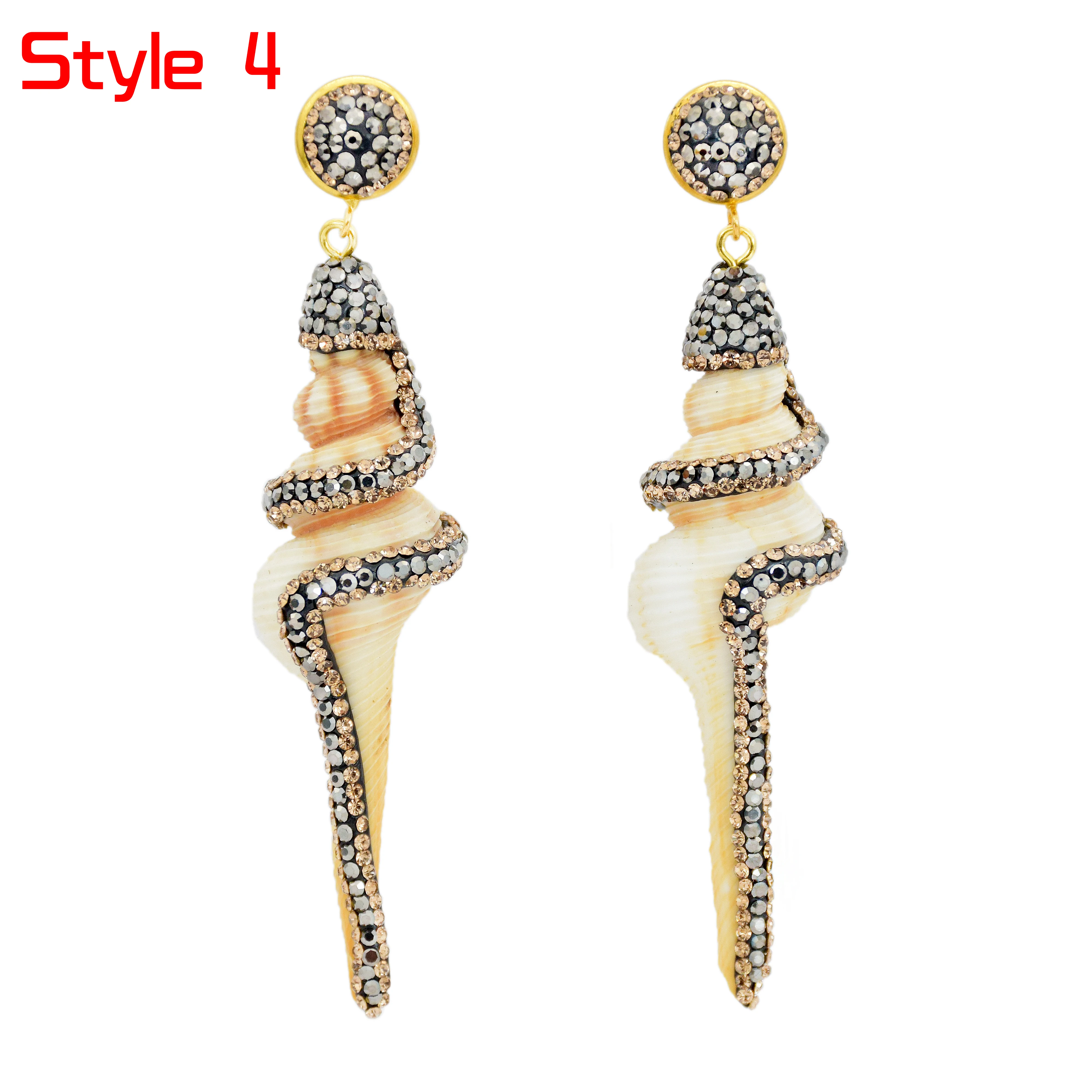 Женские серьги капли из ракушки YMSHIPIN модные геометрические ручной работы в стиле