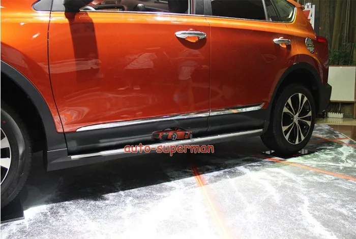 Для Toyota RAV4 2013- 304 S. Стальная задняя дверь багажника молдинг хромированная отделка