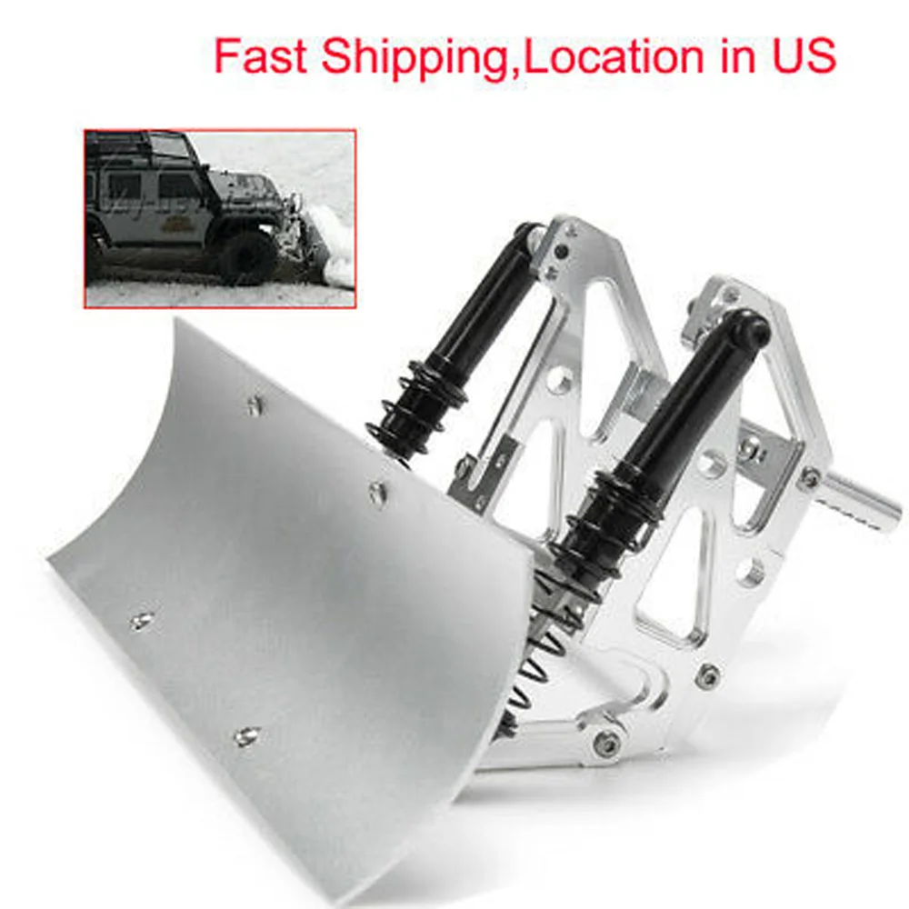 

Electrically Controlled Model Snow Shovel Front For SCX10 TRX-4 scx10-ll 1/10 RC Car Metal Useful
