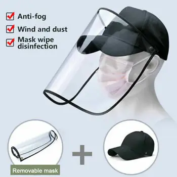 

Safety Protective Hat Anti Fog Dust Splash-proof Baseball Hat Full-face with Protection Cover Unisex Baseball Anti-Virus Cap