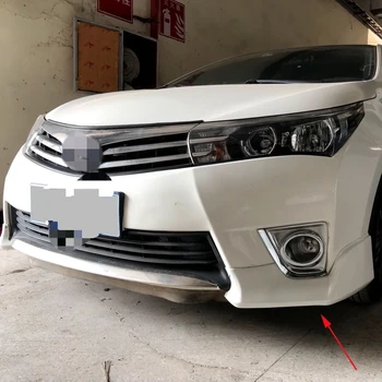 

UBUYUWANT Front Bumper Spoiler For Toyota Corolla 2014 2015 Front Bumper Lip Diffuser Decoration Bumpers Protector Body kit