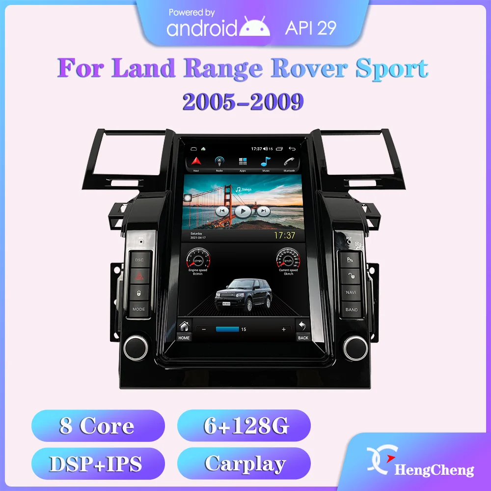 Автомобильный мультимедийный плеер 12 1 дюйма Android 10 для Land Rover Range Sport 2005-2009