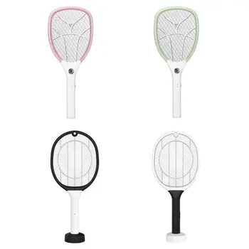 

Portable Electric Mosquito Killer Racket 3000V 1200mAh Rechargeable Bug Zapper D08F