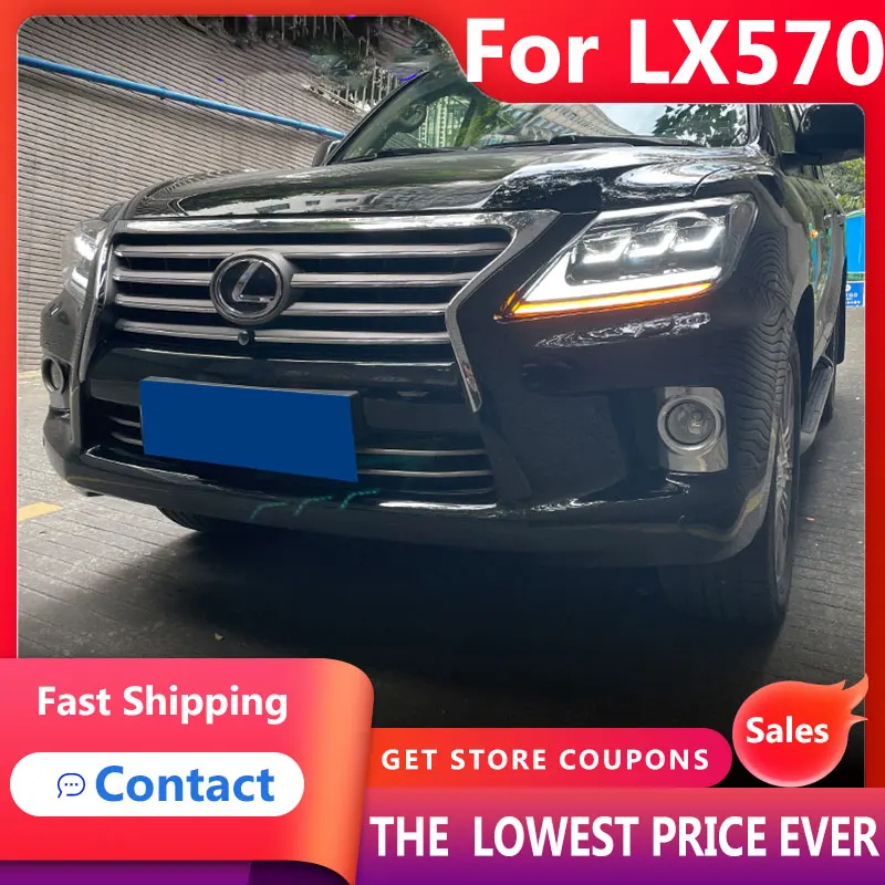

Светодиодные фары для Lexus LX570 2009-2015 LX570