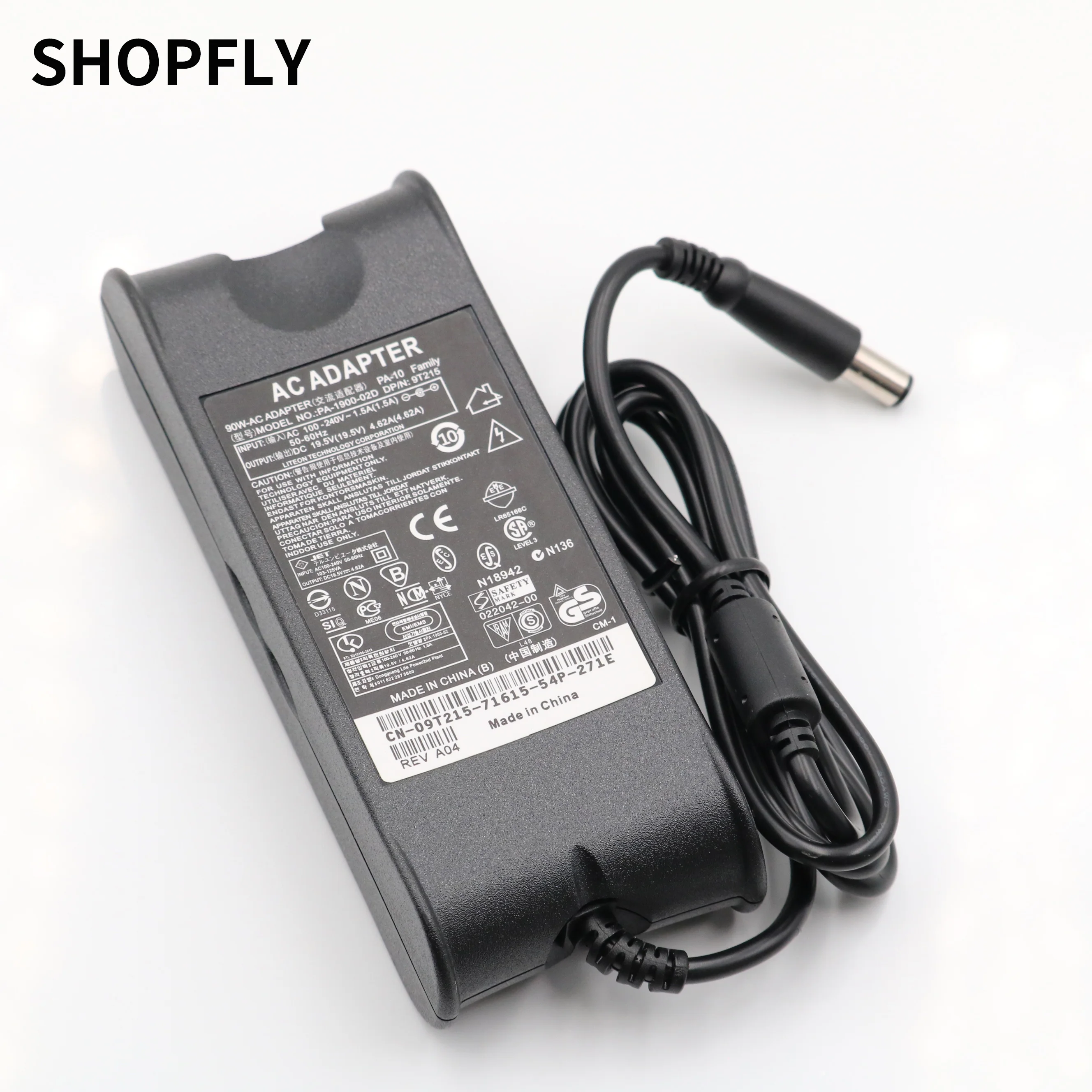 

19.5V 4.62A AC Laptop Adapter For Dell Inspiron 1150 700m n5110 Dell Laptop Charger 90W Notebook Computer Adapter