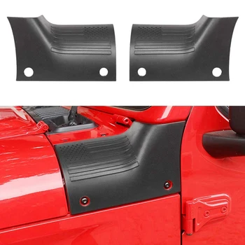 

Car Engine Wrap Angle Cowl Body Armor Outer Cowling Cover Corner for Jeep Wrangler JL 2018-2019 and Gladiator JT Exterior 2020