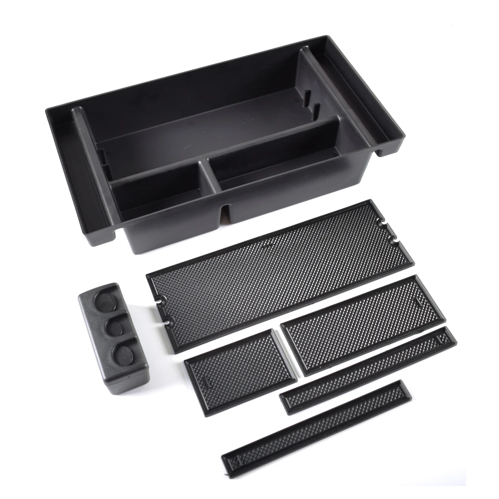 Armrest Secondary Glove Box For Chevy Silverado 1500 GMC Sierra 1500 Center Console Organizer Tray- Sierra Stowing Tidying