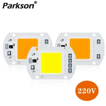 Puce COB lampe à LED 220V AC 240V 10W 20W 30W 50W pas besoin de pilote Smart IC COB lumière LED ampoule pour projecteur projecteur bricolage éclairage(China)