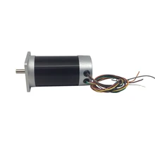 Brushless Motor 24V Micro DC Electric 4000rpm 130W 9.3A 0.42N.m Torque 6.42Vrm/KRPM 0.065Nm/A Diameter 114mm DC Brushless Motor