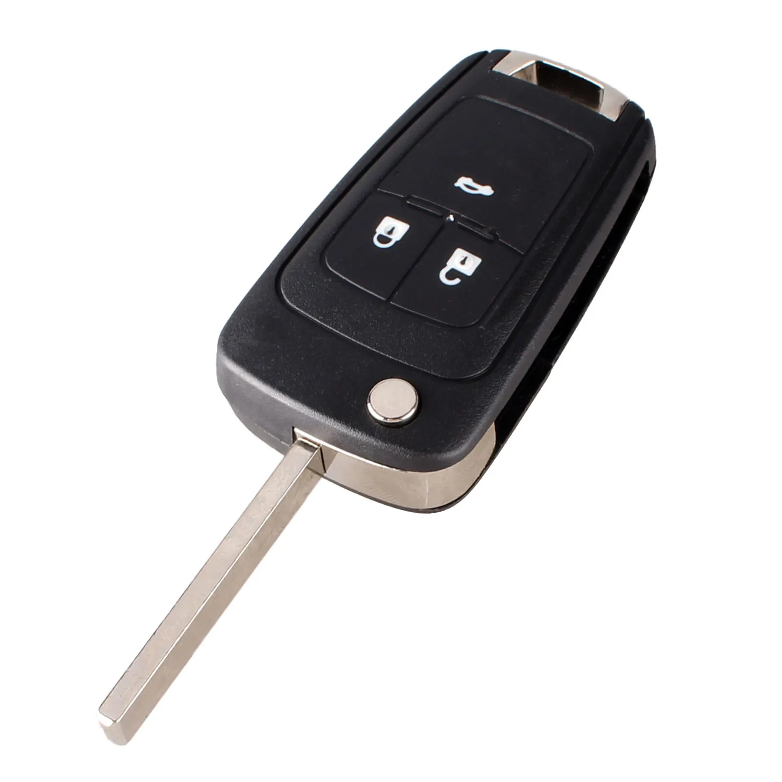 KEYYOU 10X сменный откидной складной чехол для дистанционного ключа для OPEL VAUXHALL Insignia 3 кнопки чехол для автомобильного ключа HU100