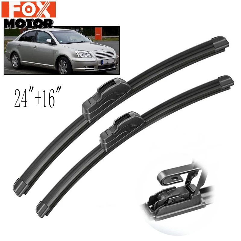 Misima 2" 16" щетки стеклоочистителя ветрового стекла для Toyota Avensis T250 2003-2009 Переднее стекло 2004 2005 2006 2007 2008