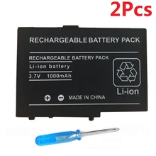 2 шт./лот батарея реальной емкости для nintendo DSL NDSLite геймпад литий-ионная аккумуляторная батарея Замена