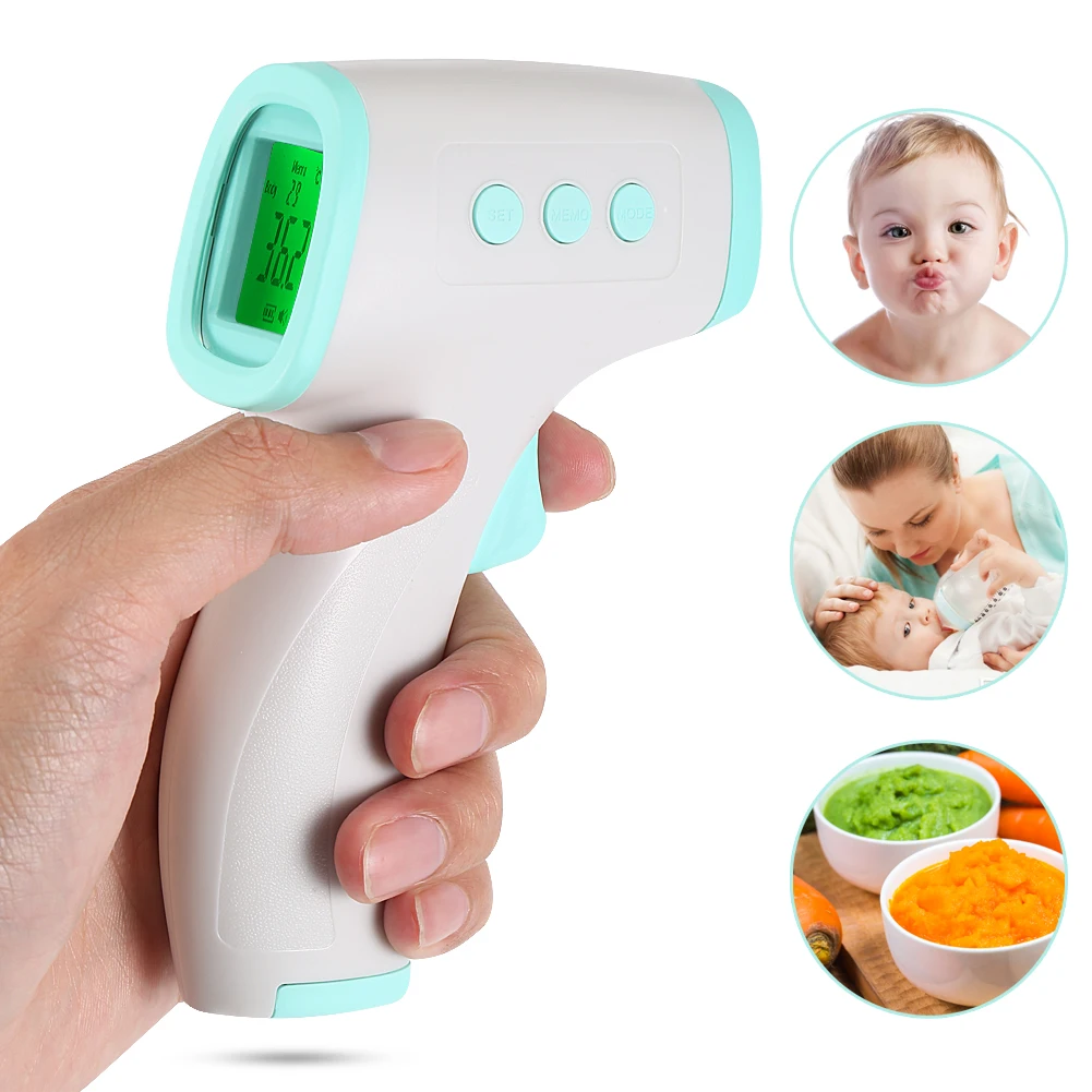 

2020 New Arrival Handheld Infrared Thermometer Temperature Meter Non-contact Forehead Measuring for Adult Baby Thermometer