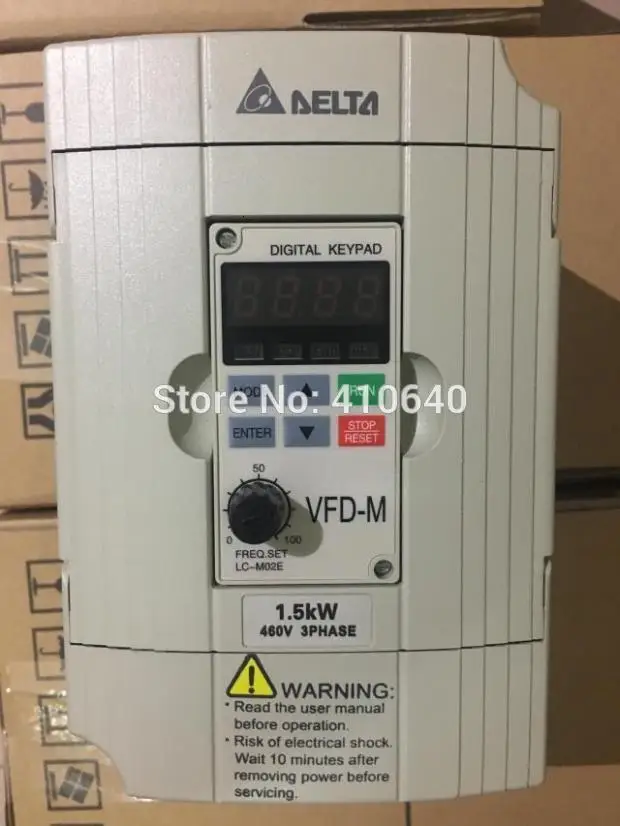 Дельта-инвертор 1,5 кВт VFD015M43B 3 фазы 380 В до 460 Номинальная Currrent 4 Новый 1500 Вт продукты с бесплатной доставкой