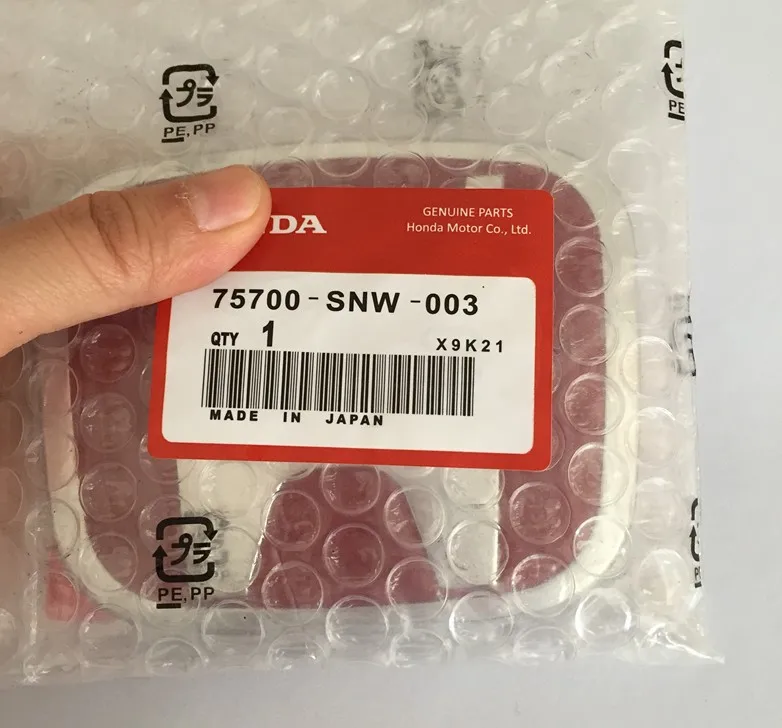 1 шт. красная Серебряная наклейка на руль автомобиля с логотипом H передняя крышка