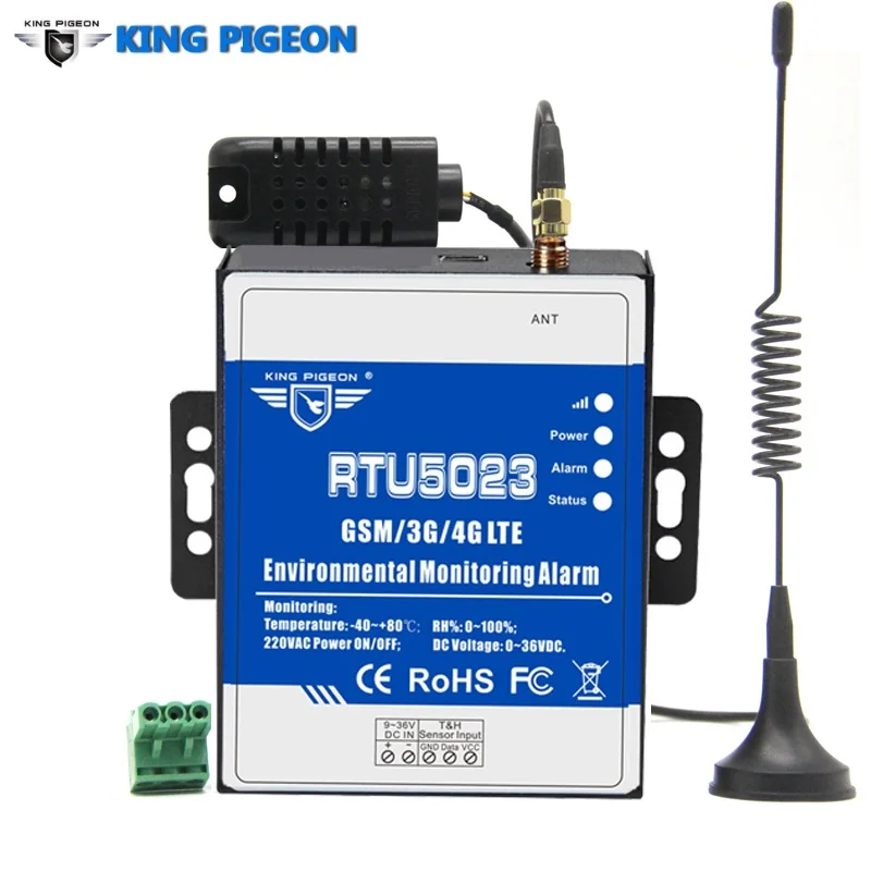 GSM монитор температуры и влажности переменного/постоянного тока, Аварийная сигнализация, дистанционный монитор, поддержка таймера, отчет, приложение, контроль RTU5023 GSM 3g 4G