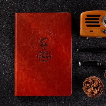 

A5 Diary Notebook with 25K Europe Vintage Journal Retro Notepad Planner Organizer Wonderful Globe Handbooks Business Note Book