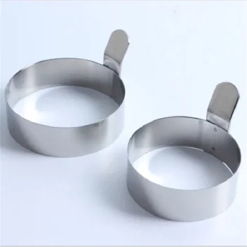 

Large 2 small 2 omelette fried egg mold baking mold stainless steel omelette round creative omelette fried egg model